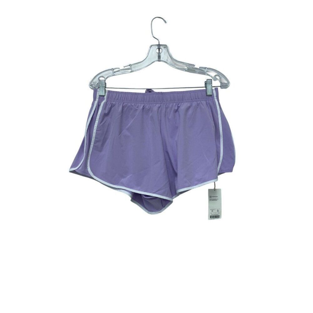 Oysho Womens Shorts M Medium Athletic Purple Running Elastic Waist 4462/225 NWT